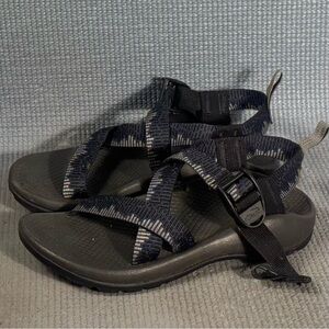 Chaco Big Kid’s Z/1 Ecotread Sandals Blue Black Youth Size 2 J180271